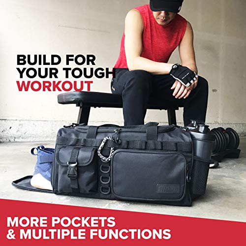 DB-2 20" 32L Sports Gym Duffle Bag With Shoe Compartment