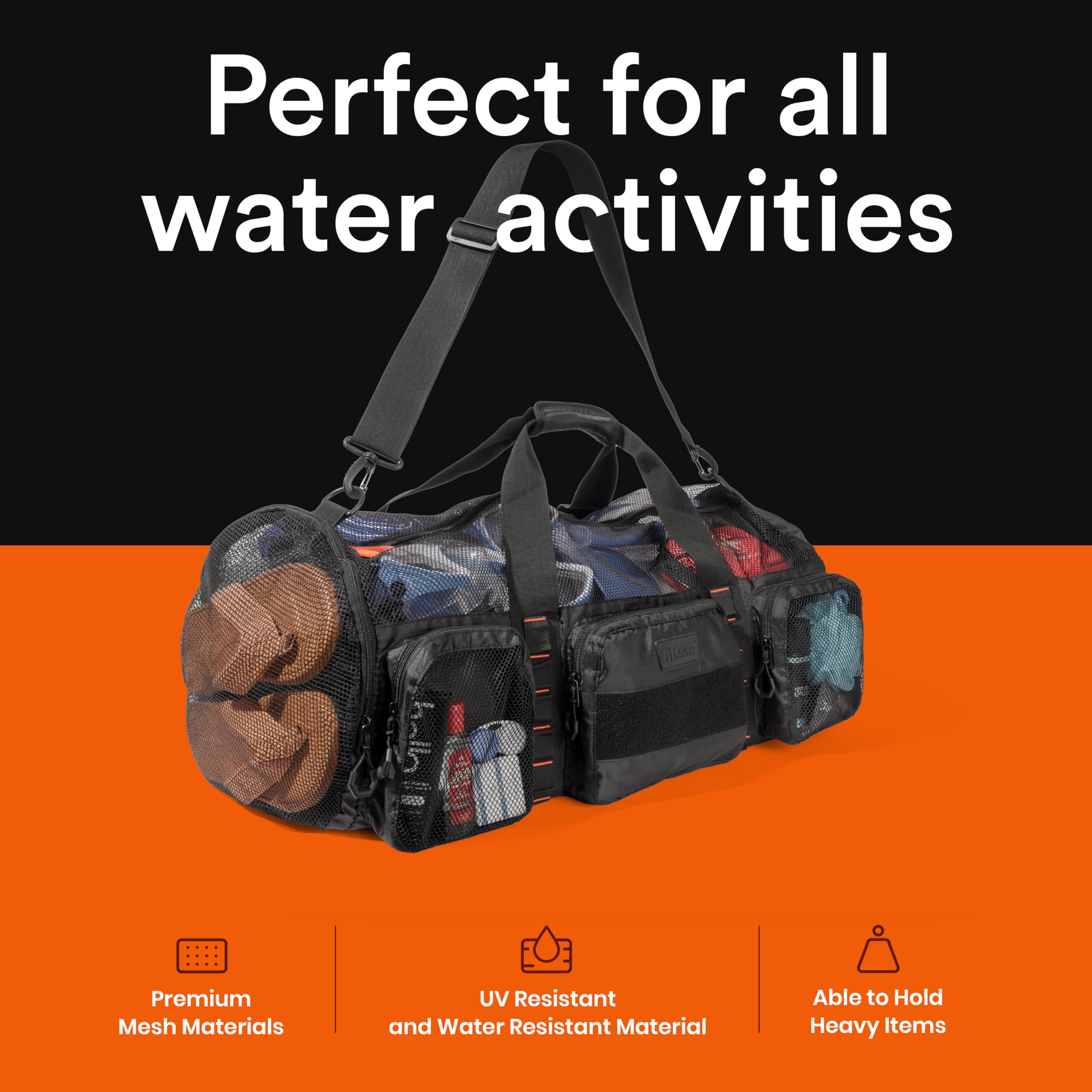 MD-2 90L Water Sports Mesh Duffle Bag
