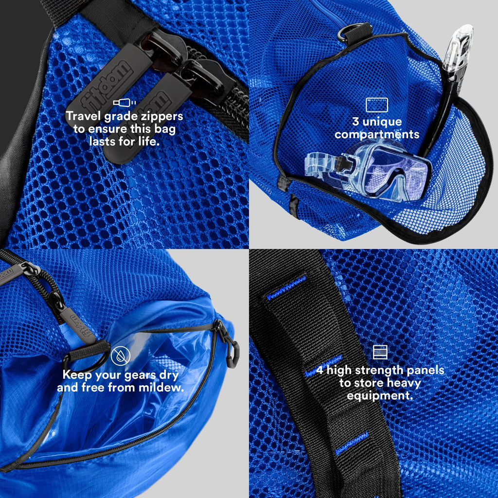 MD-1 90L Mesh Snorkel Equipment Bag