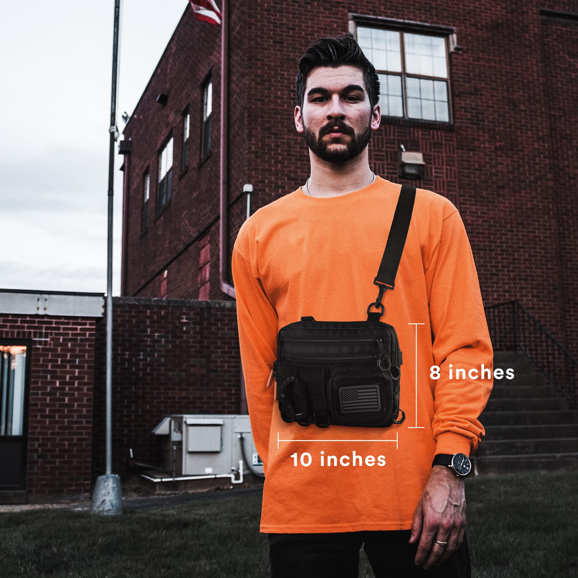 CB-1 Small Tactical Inspired Messenger Bag