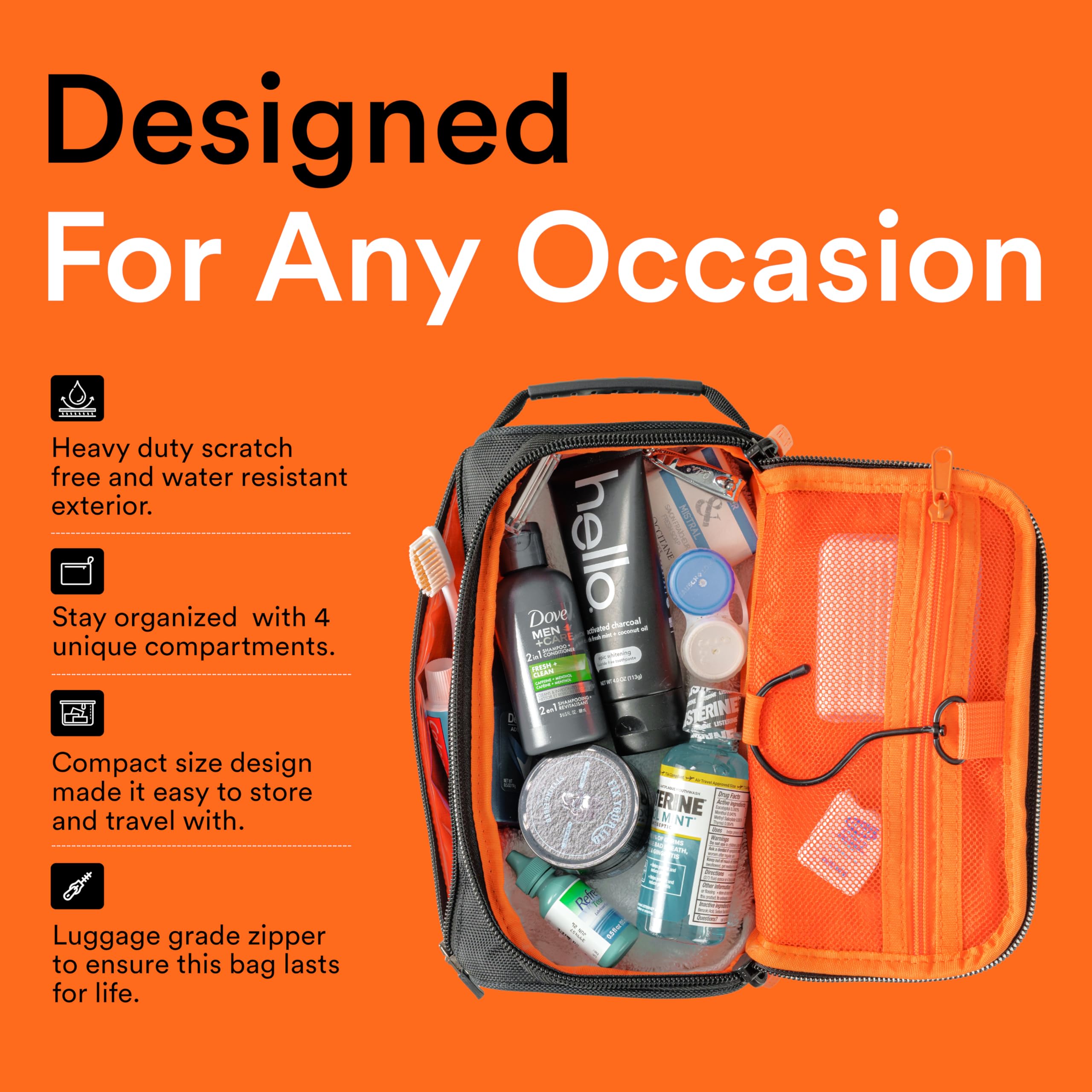 DK-3 Compact Hanging Toiletry Bag