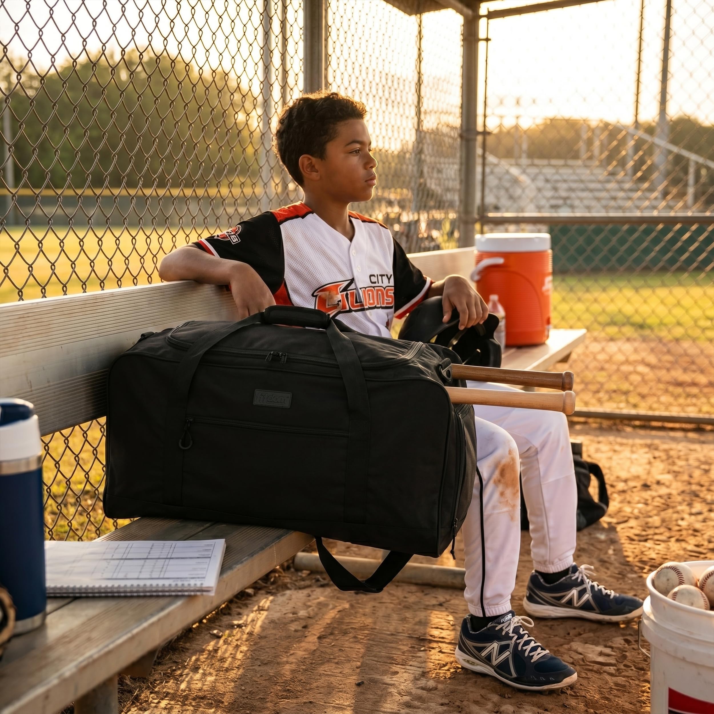 DB-6 86L 27" Baseball Softball Equipment Bag