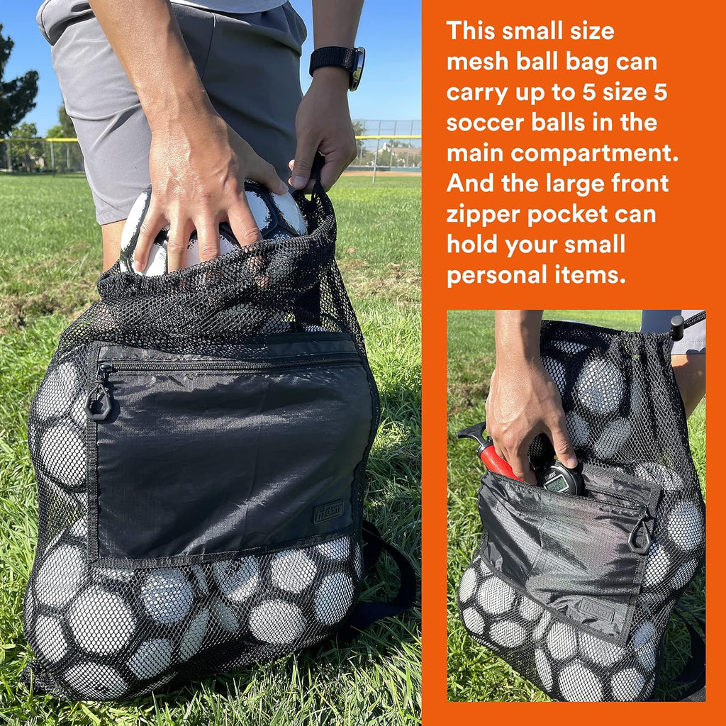 MB-1-S Small Soccer Ball Mesh Bag