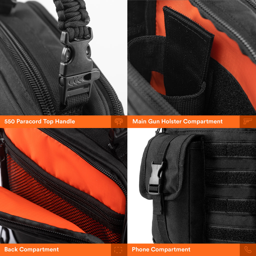 CB-2 Small Tactical Inspired Concealed Weapon Bag