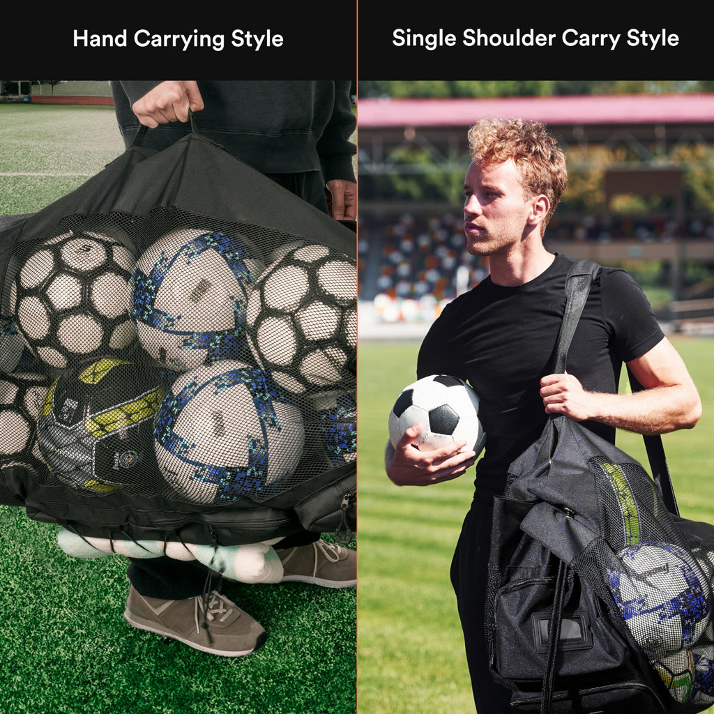 MB-8 XL Soccer Mesh Equipment Ball Bag