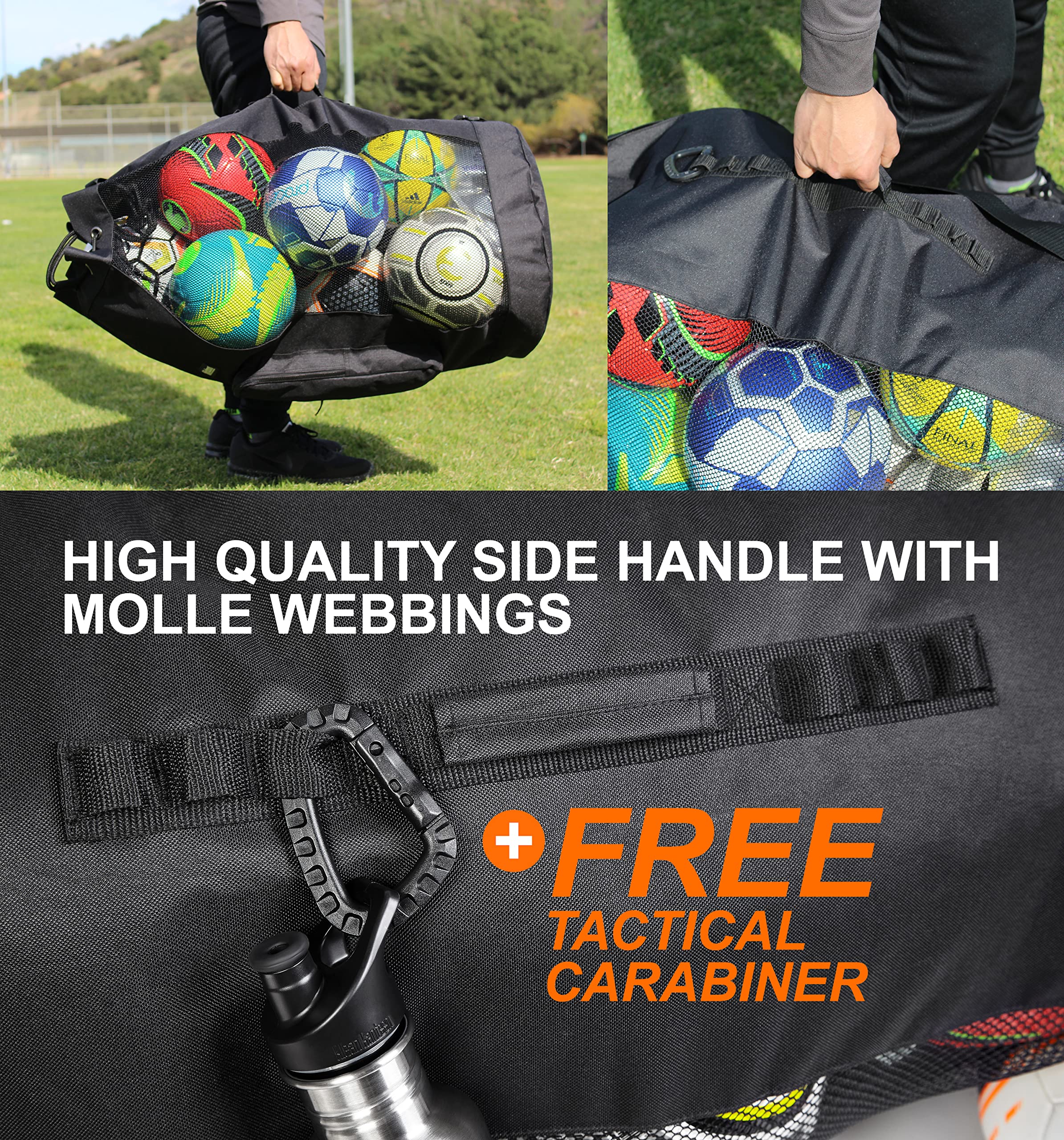 MB-2 Heavy Duty XL Mesh Equipment Ball Bag