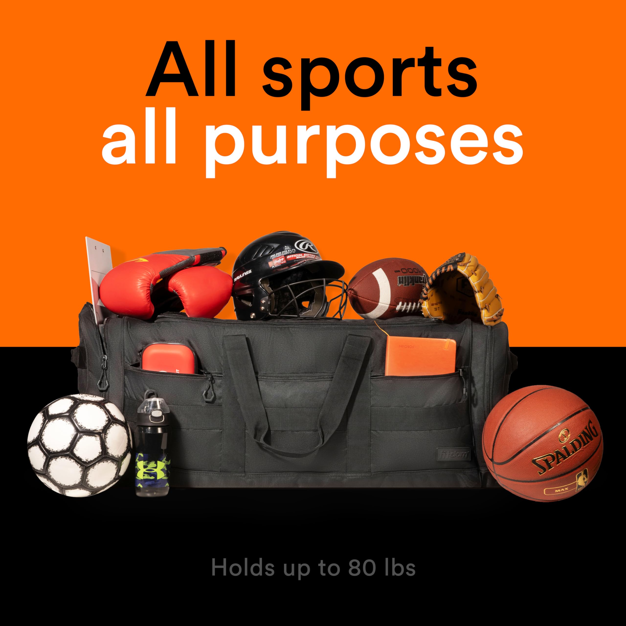 DB-7 140L 38" Heavy Duty Sports Equipment Duffle