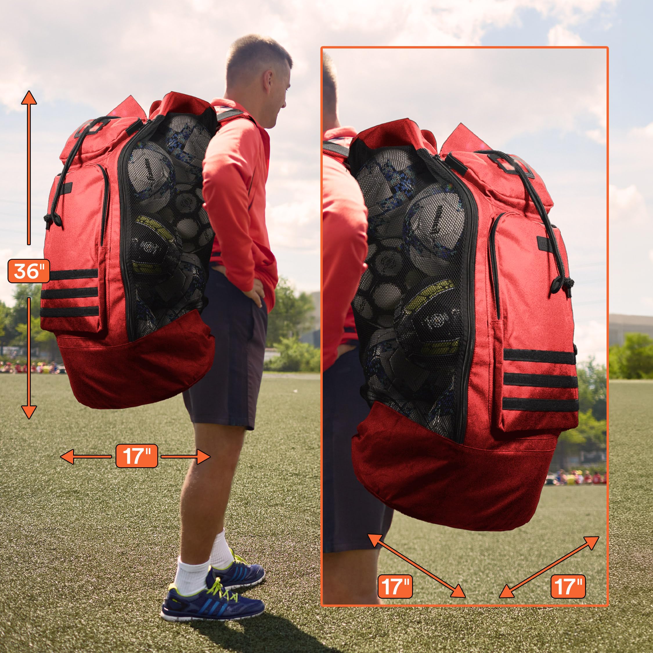 MB-6 XL Soccer Equipment Backpack