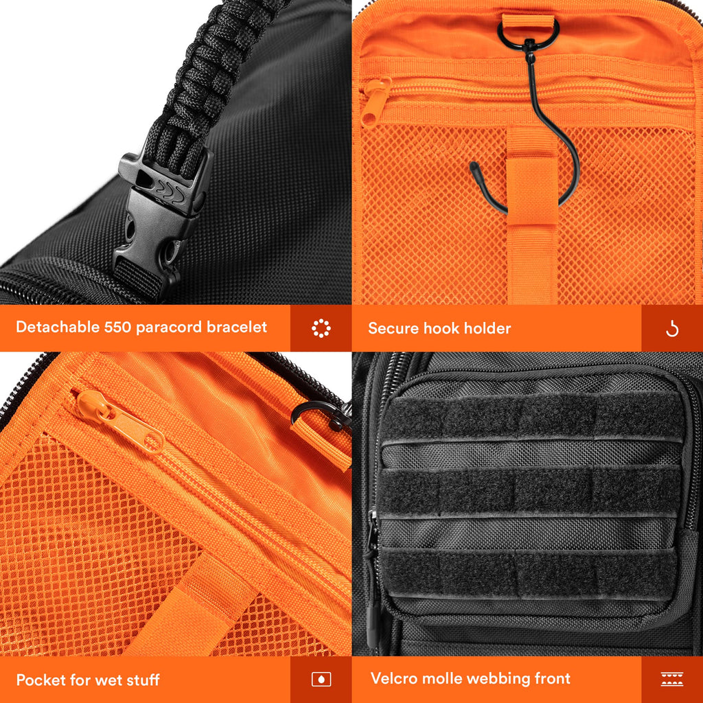 DK-2 Tactical Inspired Hanging Toiletry Bag