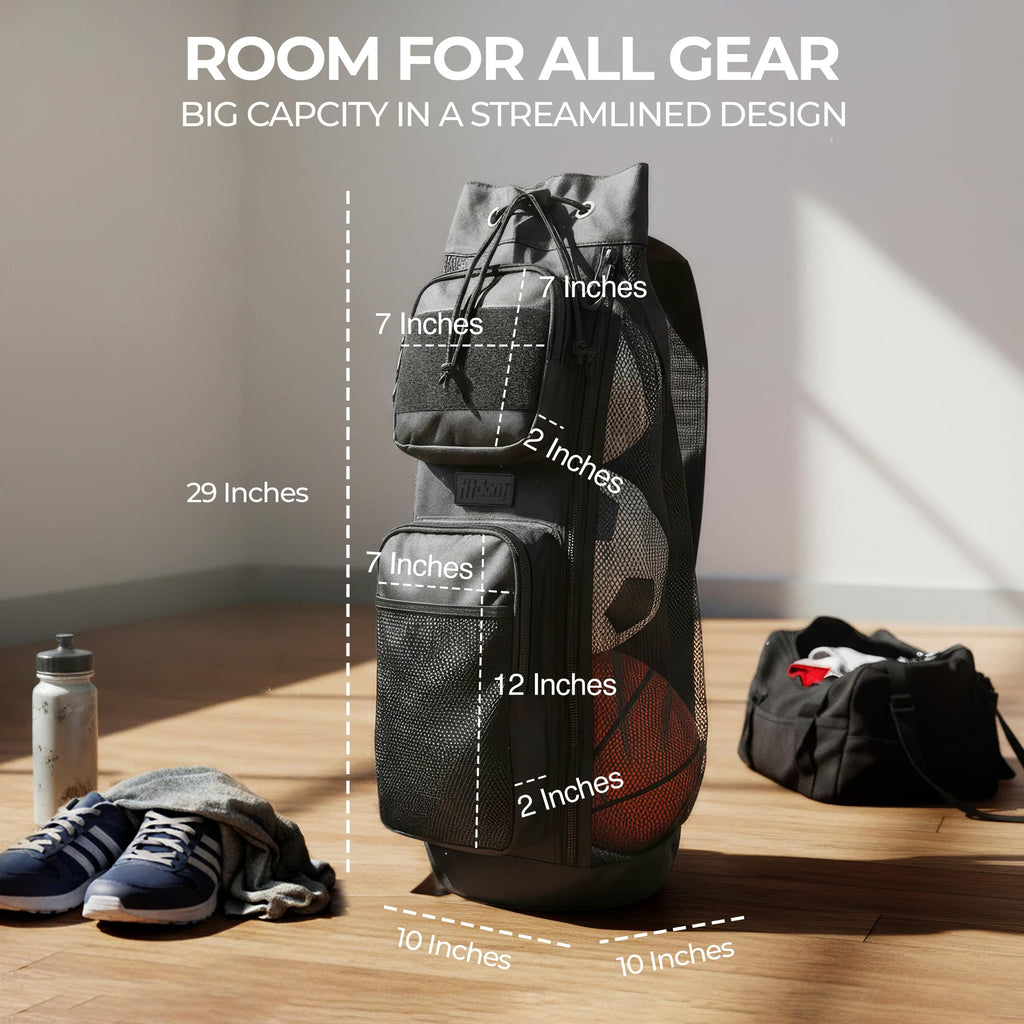 MB-9 47L Mesh Equipment Ball Bag