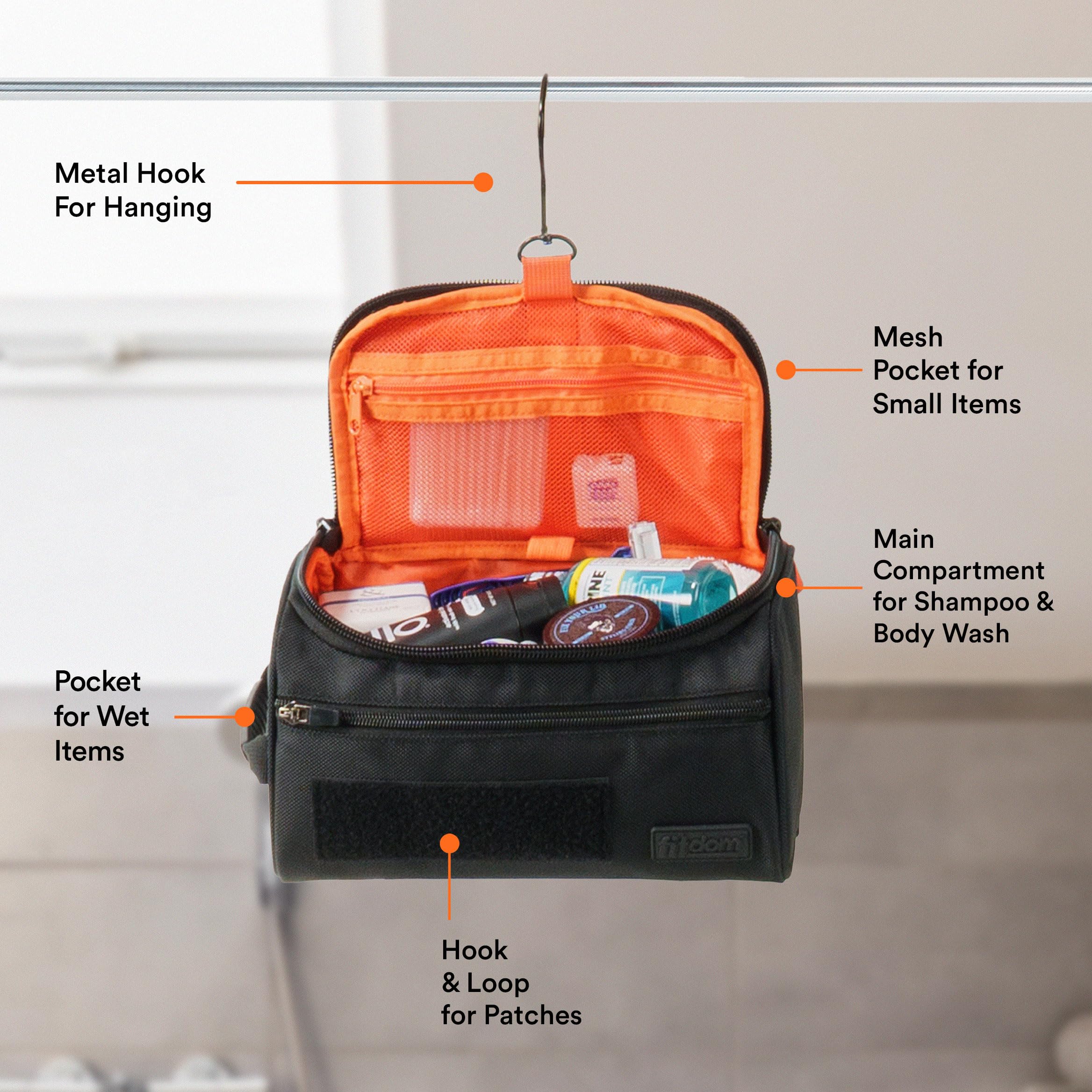 DK-3 Compact Hanging Toiletry Bag
