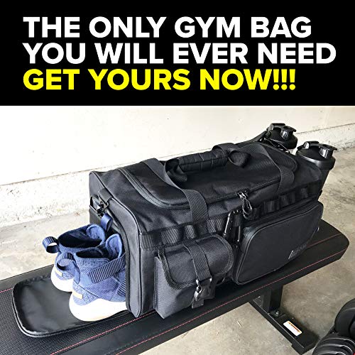DB-2 20" 32L Sports Gym Duffle Bag With Shoe Compartment