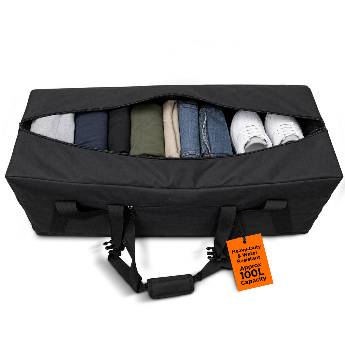 DB-11 100L 32" Extra Large Heavy Duty Equipment Travel Storage Duffle Bag