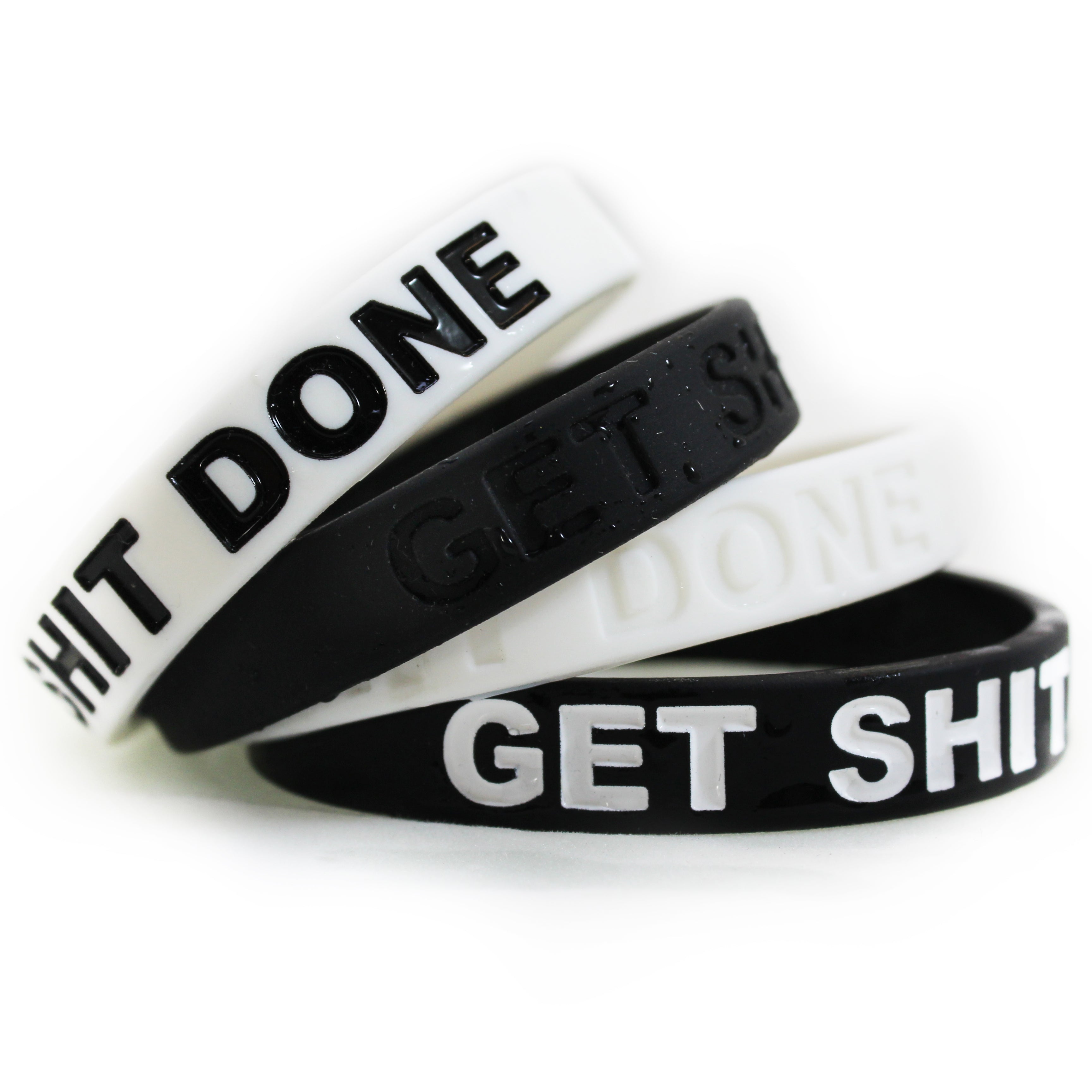 Inspirational Silicone Rubber Wristbands
