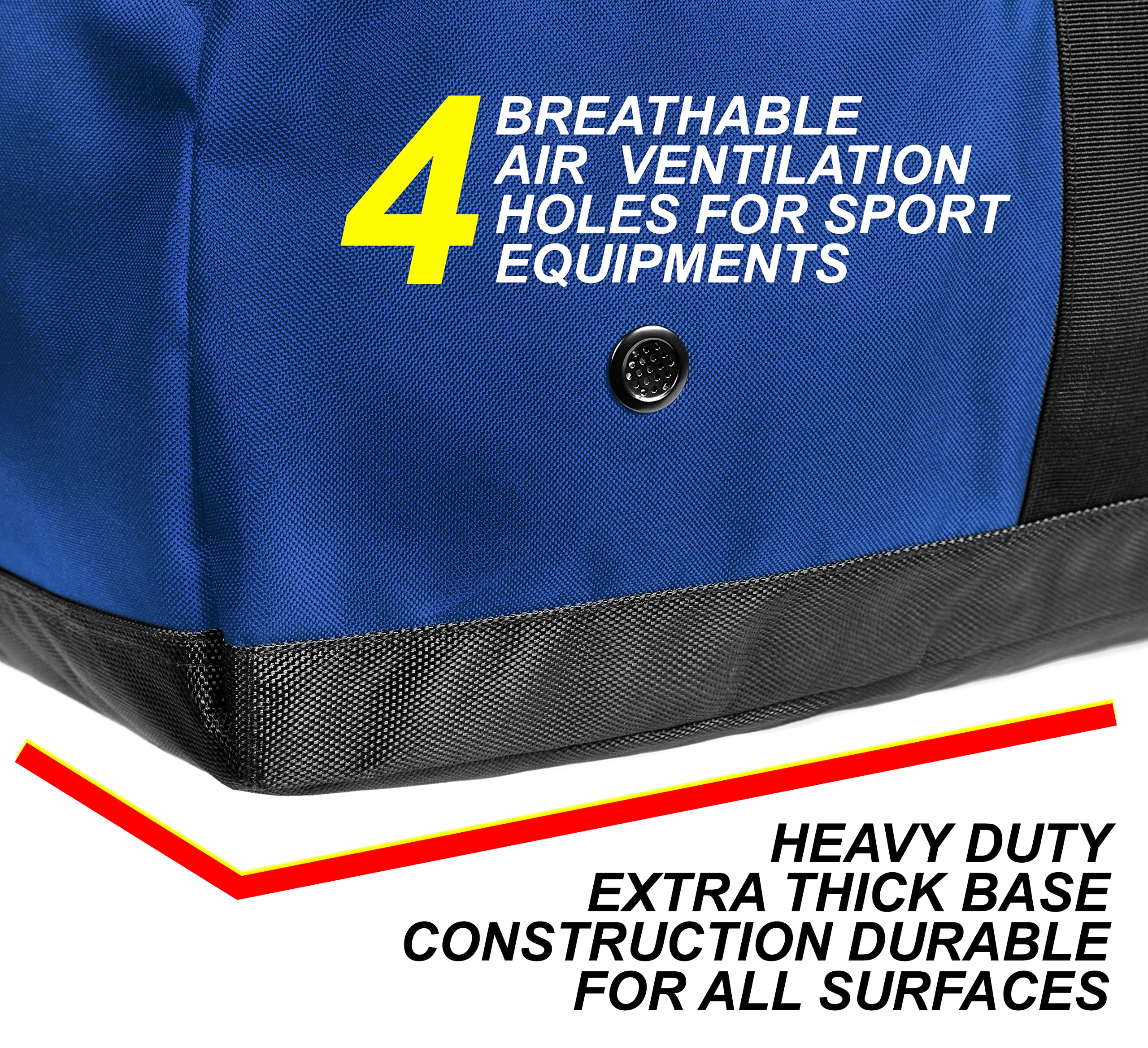 DB-1 132L 36" Heavy Duty Sports Equipment Duffel Bag