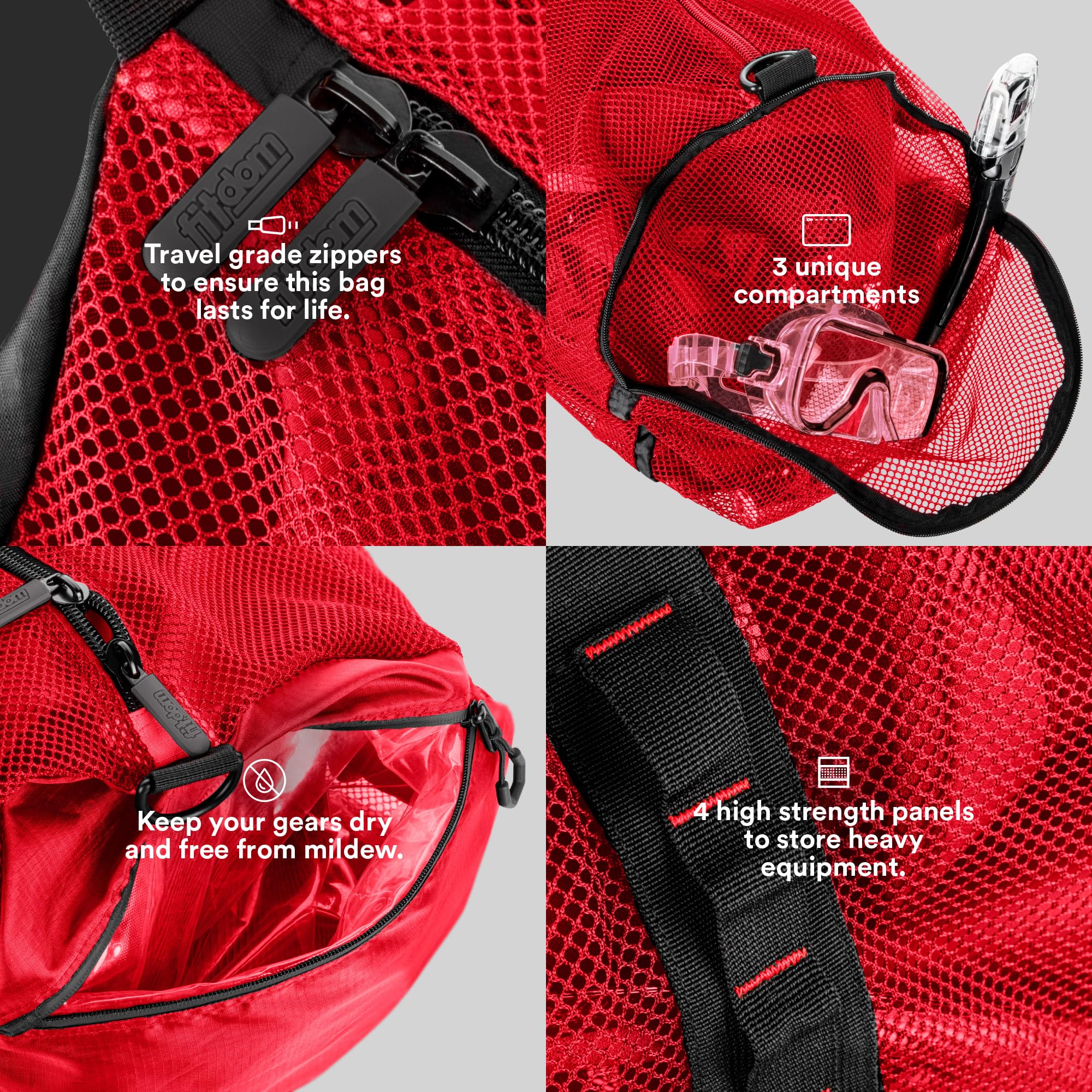 MD-1 90L Mesh Snorkel Equipment Bag