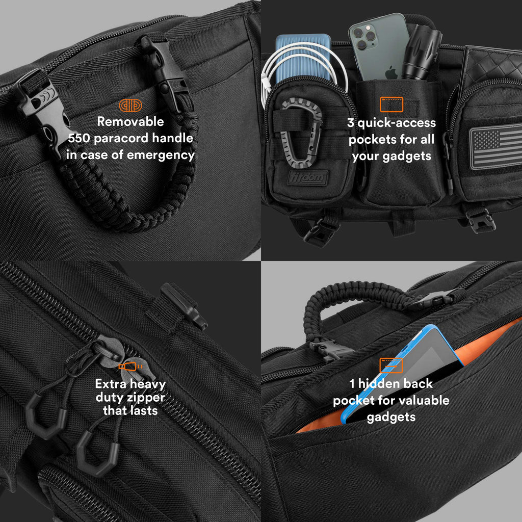 SB-2 Tactical Inspired Large Fanny Pack