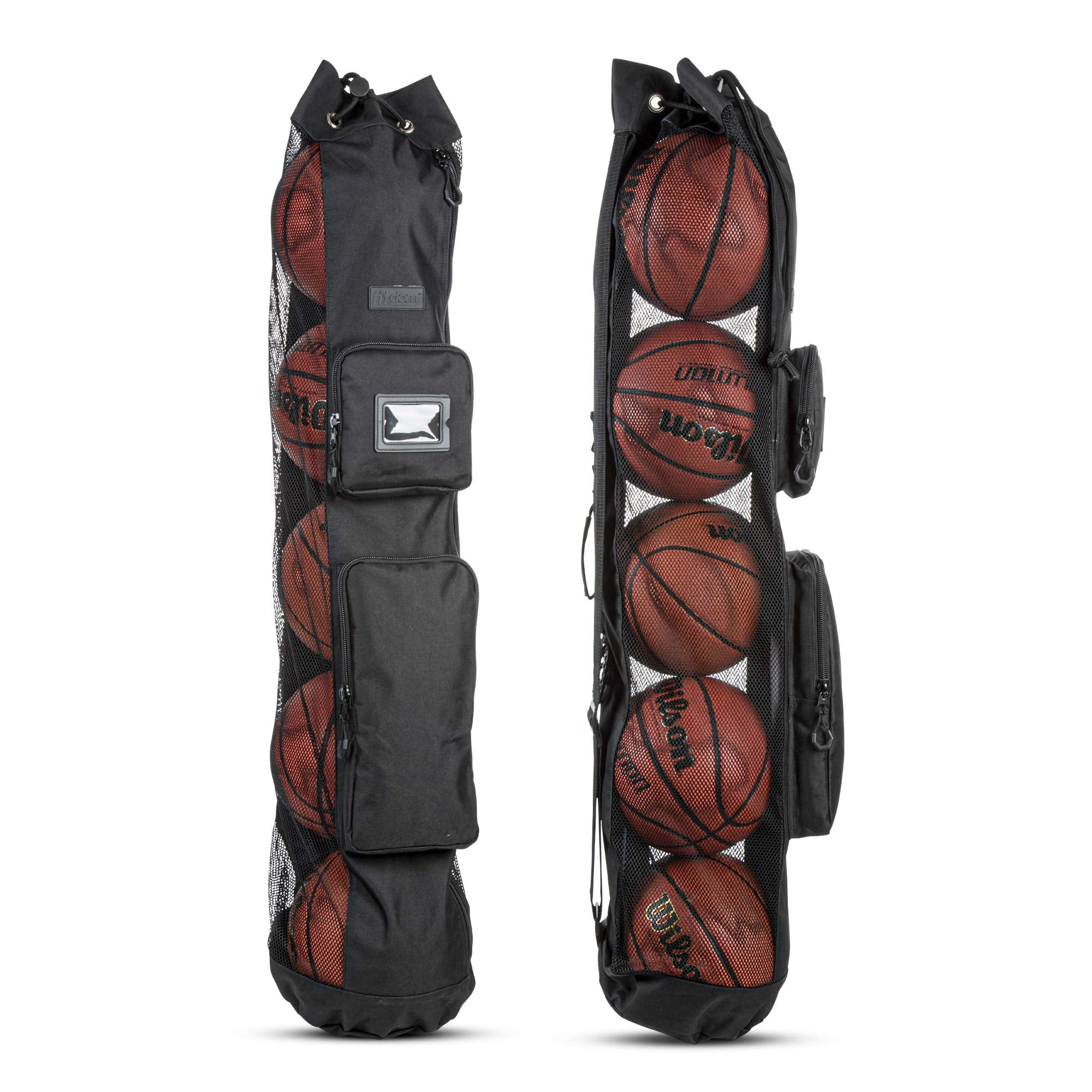 MB-3 5 Basketballs Mesh Equipment Bag