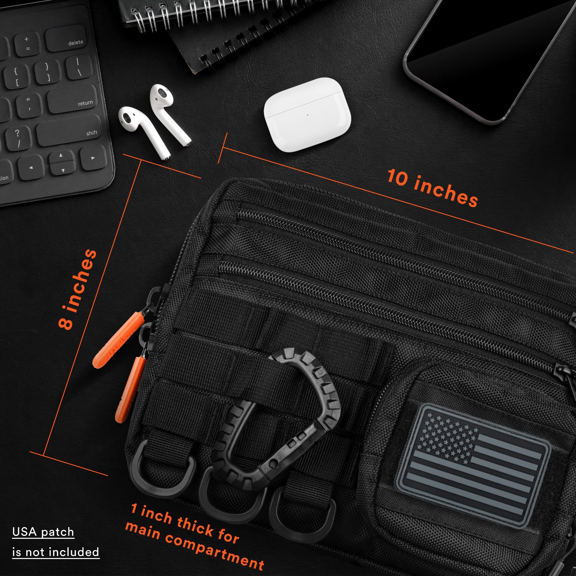 CB-1 Small Tactical Inspired Messenger Bag