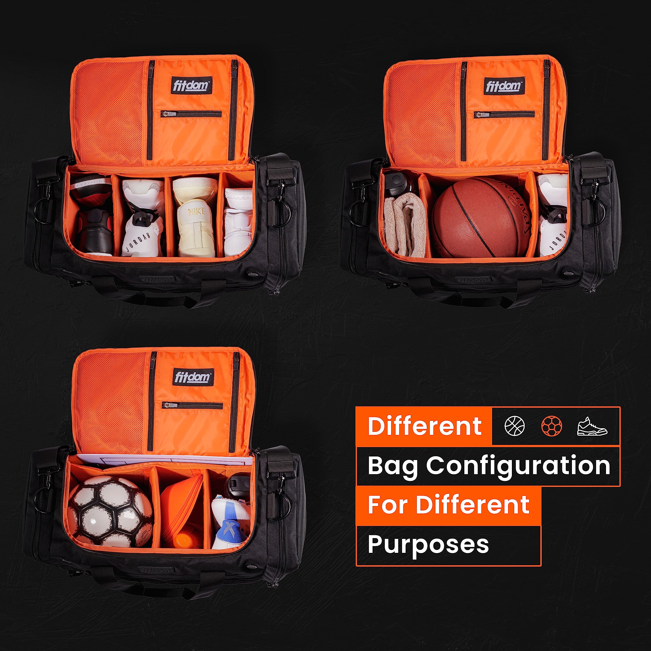 DB-4 Padded Sports Travel Duffle Bag