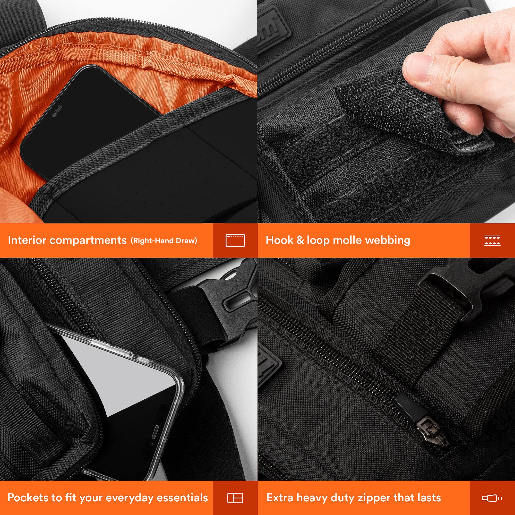 CP-1 Tactical Inspired Running Chest Pack