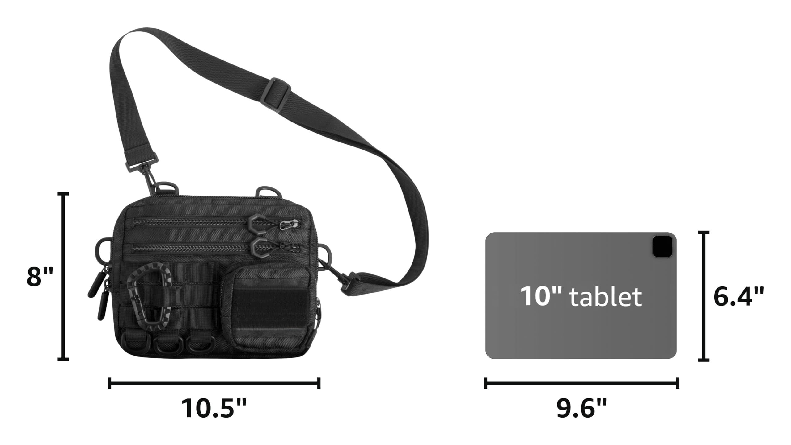 CB-1 Small Tactical Inspired Messenger Bag