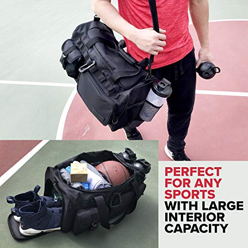 DB-2 20" 32L Sports Gym Duffle Bag With Shoe Compartment