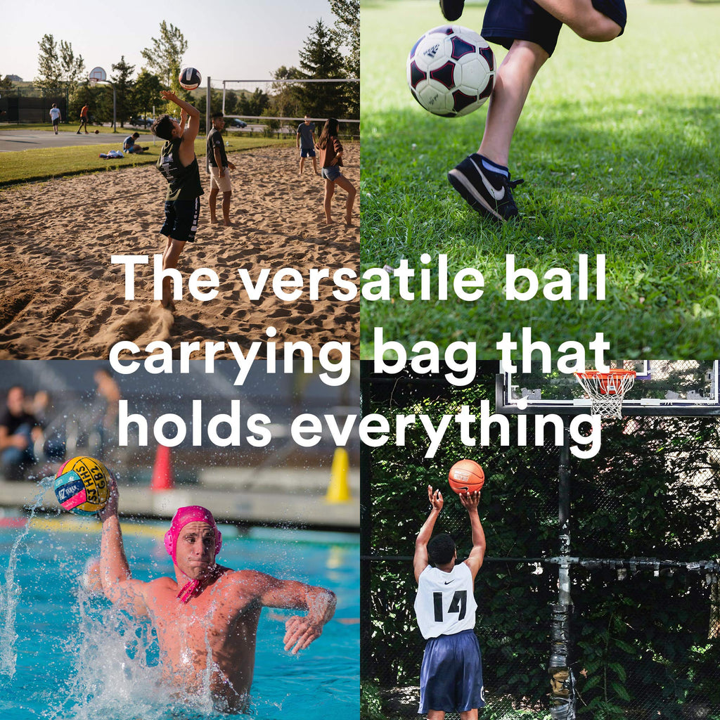 MB-3 5 Basketballs Mesh Equipment Bag