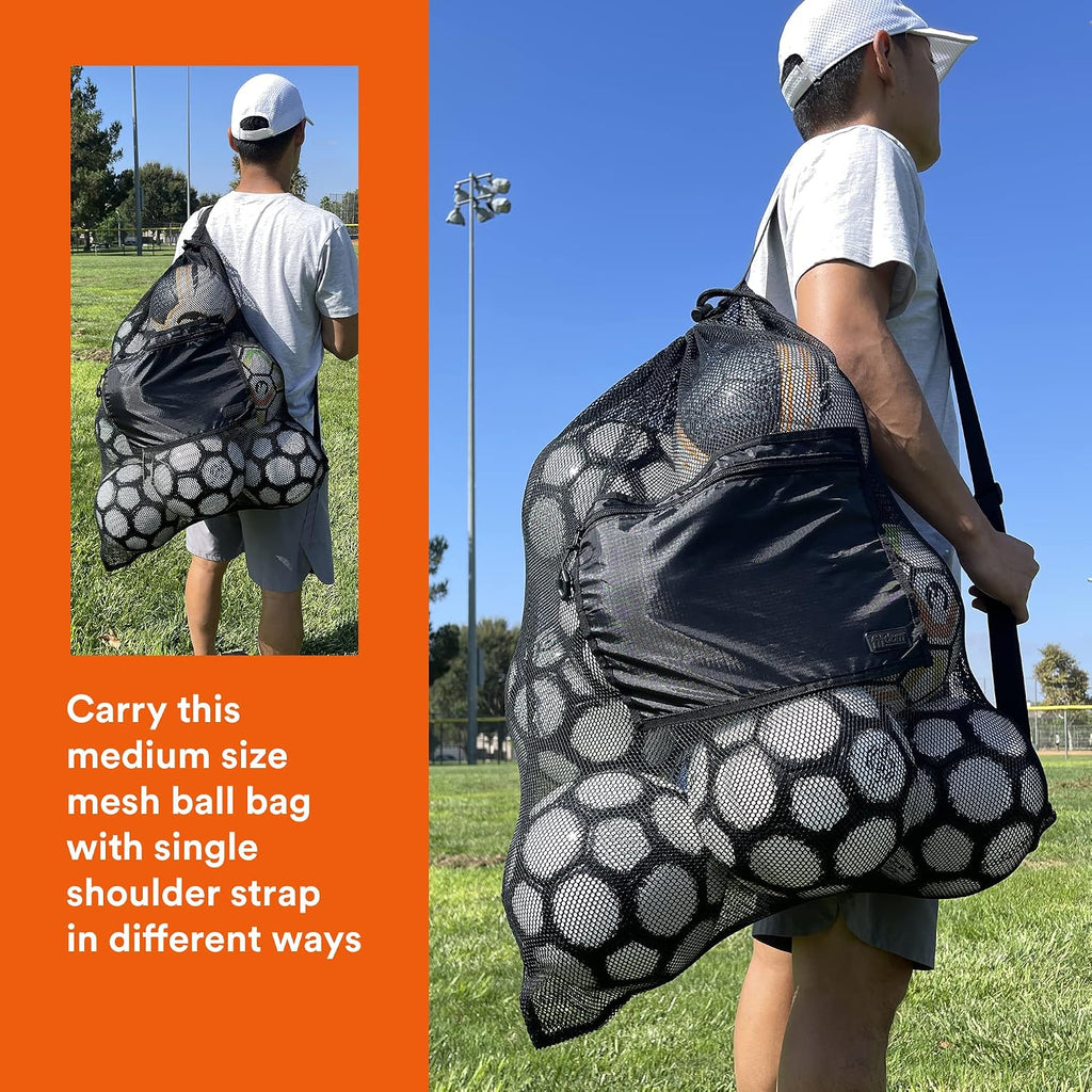 MB-1-M Large Size Soccer Ball Mesh Bag