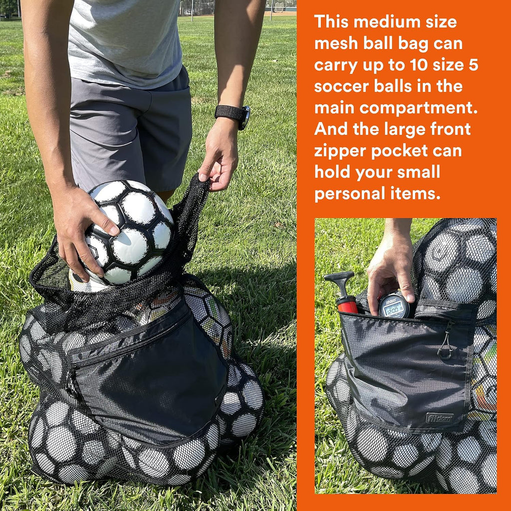 MB-1-M Large Size Soccer Ball Mesh Bag